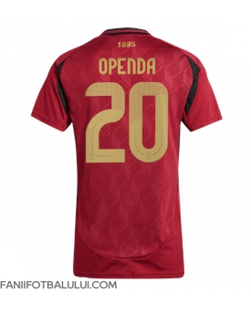 Belgia Lois Openda #20 Echipament de Fotbal Replică European 2024 Femei Acasa